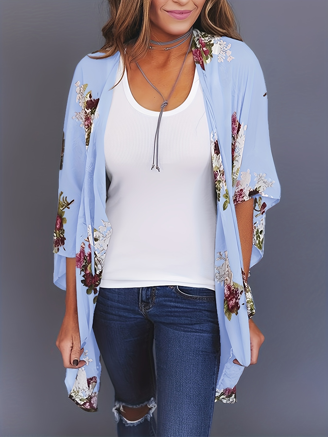 Cardigan Kimono - Temu United States