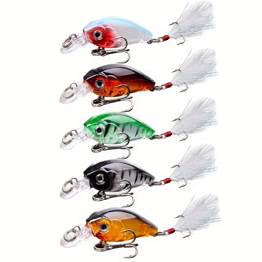 Bionic Bait Kit Frog Shaped Lure Minnow Popper Crank Bait - Temu