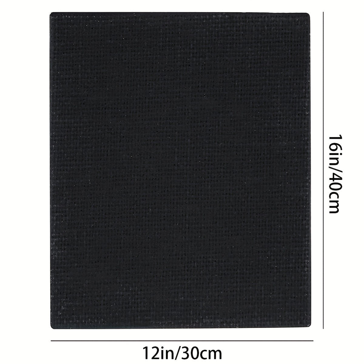  Ctosree 2 Pack Stretched Canvas for Painting, Large Black  Cotton Art Large Canvas Triple Primed Painting Canvas Profile Blank  Canvases for Watercolor Acrylics Oil Painting(36 x 48 Inch)