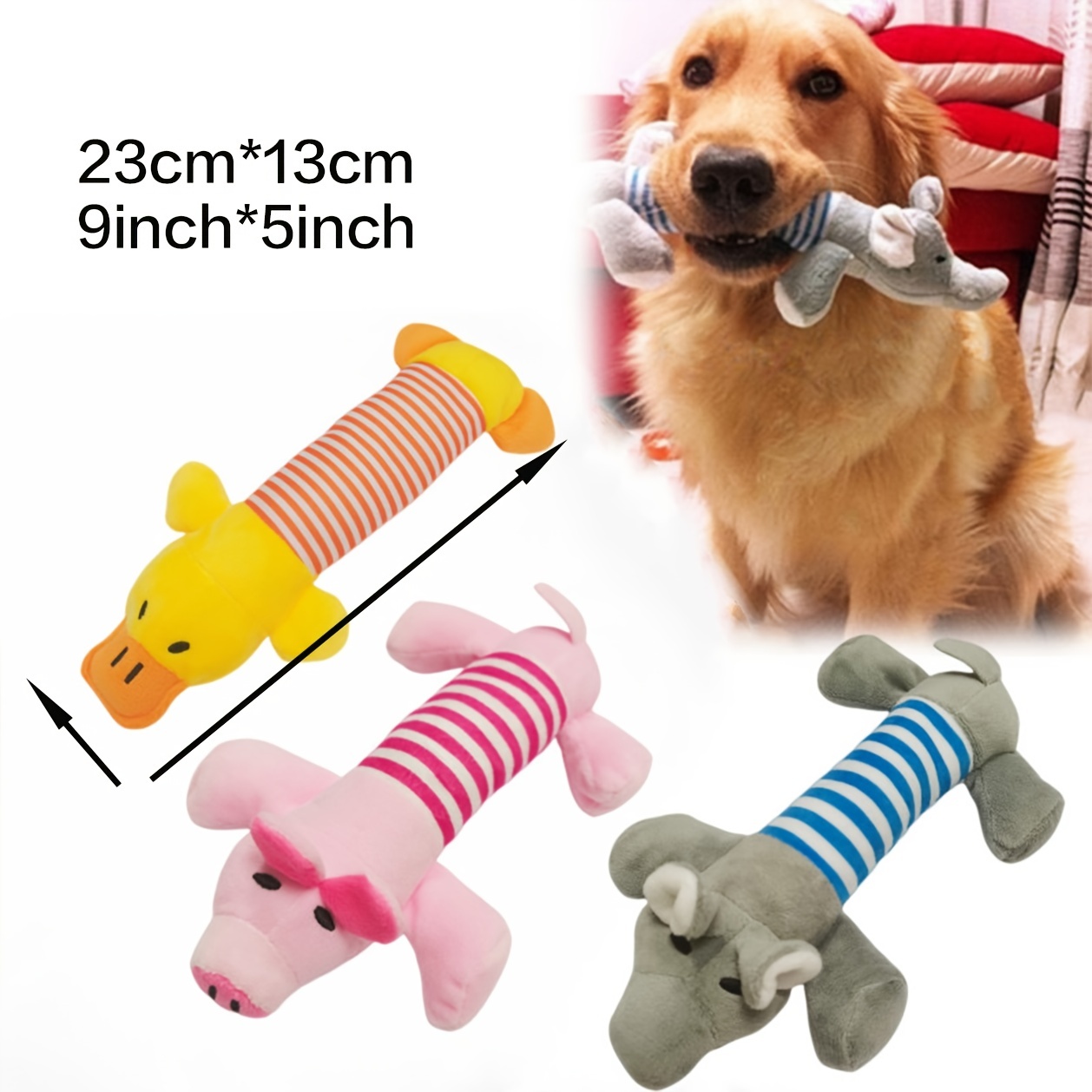 Nuevos juguetes para perros medianos y grandes Golden Retriever