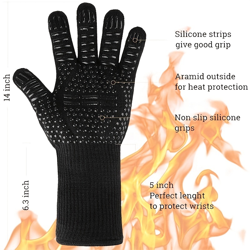 1pair Oven Mitts Wholesale Baking Gloves Short Heat Resistant Mitts  Microwave Oven Insulation Gloves Non Slip Grip Surfaces Gloves Kitchen  Supplies - Home & Kitchen - Temu