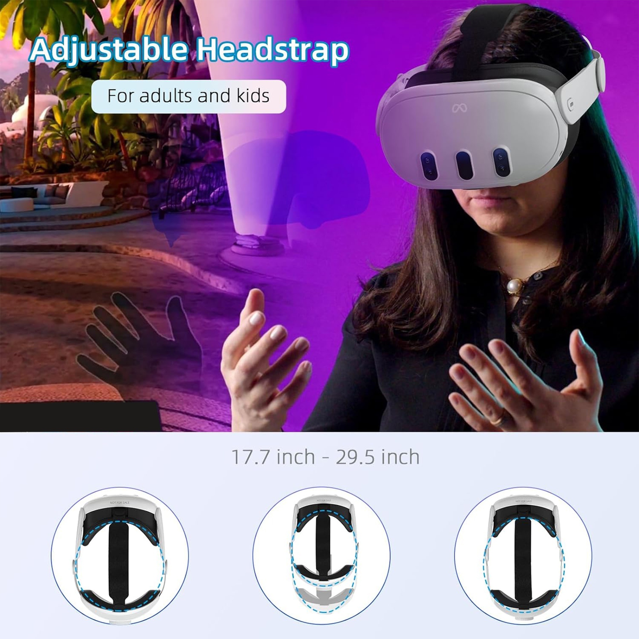 Adjustable Head Strap Meta Quest 3 Upgrades Elite Headband - Temu