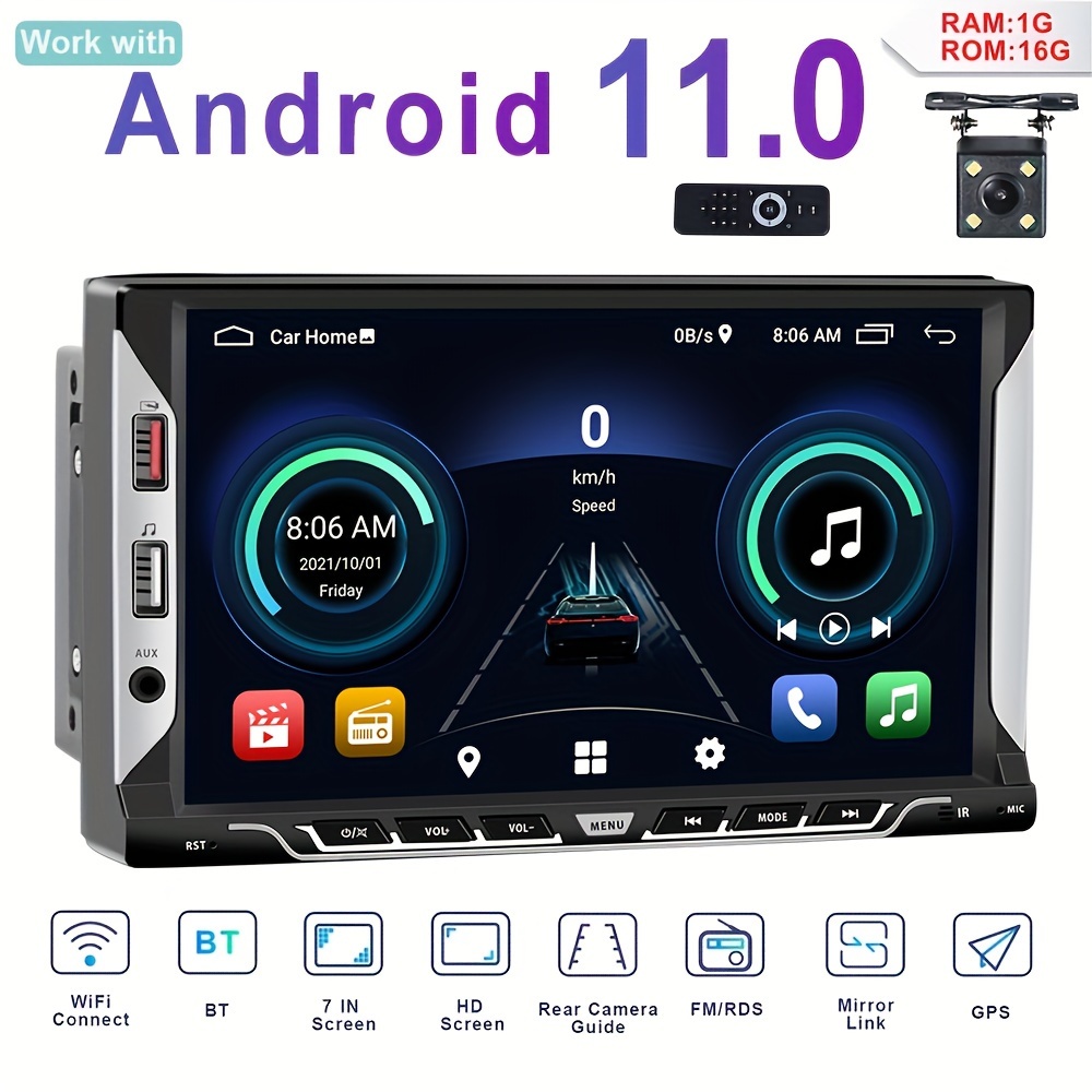 7doppel 2din Auto Radio Für Android Carplay Auto Stereo Touch Screen +  Rückfahrkamera, Jetzt Für Zeitlich Begrenzte Angebote Einkaufen