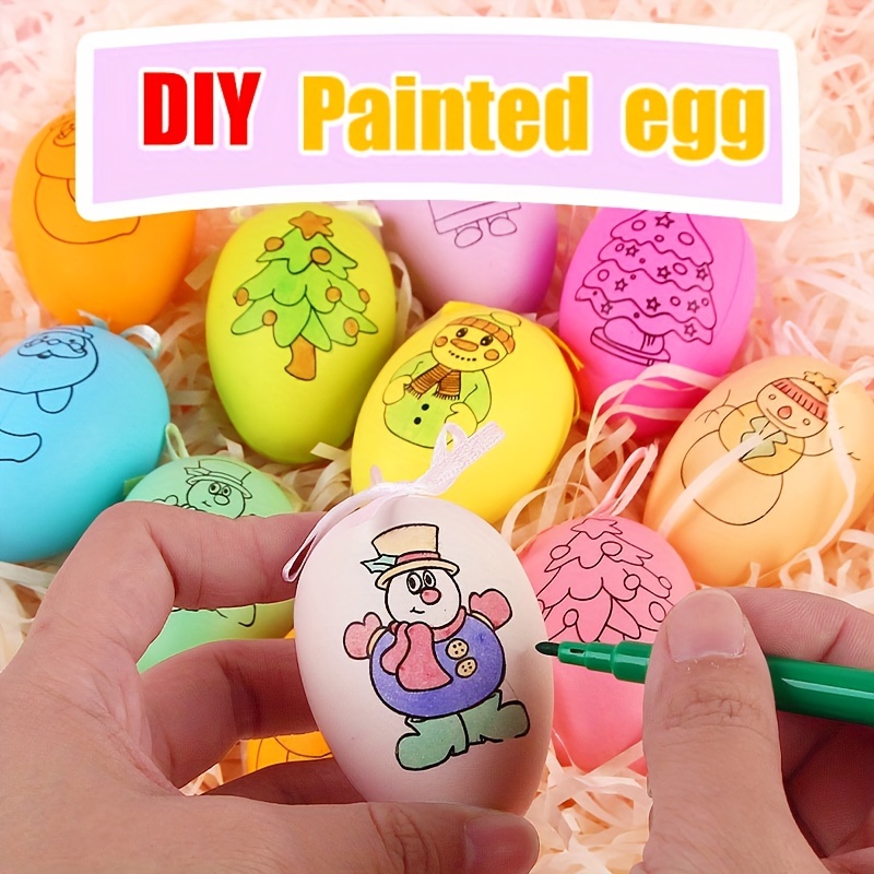 Easter Eggs, Teens Painting Kit, Diy Novelty Easter Festival Colorful Egg,  Gifts For Teens, Easter Party Supplies, Holiday Accessory - Temu