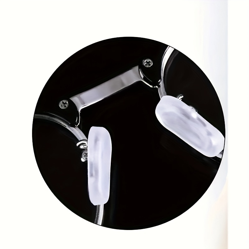  YR Almohadillas de nariz de silicona suave de 0.59 pulgadas,  kit de reparación de gafas, tornillos para gafas y micro destornillador, 5  pares de almohadillas de nariz con bolsa de aire