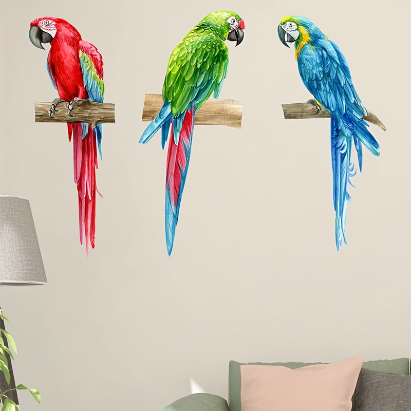 DIY Full Crystal Diamond Paintings Animal Colored Parrot Novelties Mosaic  Diamond Art Similar To Cross-stitch Handmade Jewelry Home Decor(No Frame)