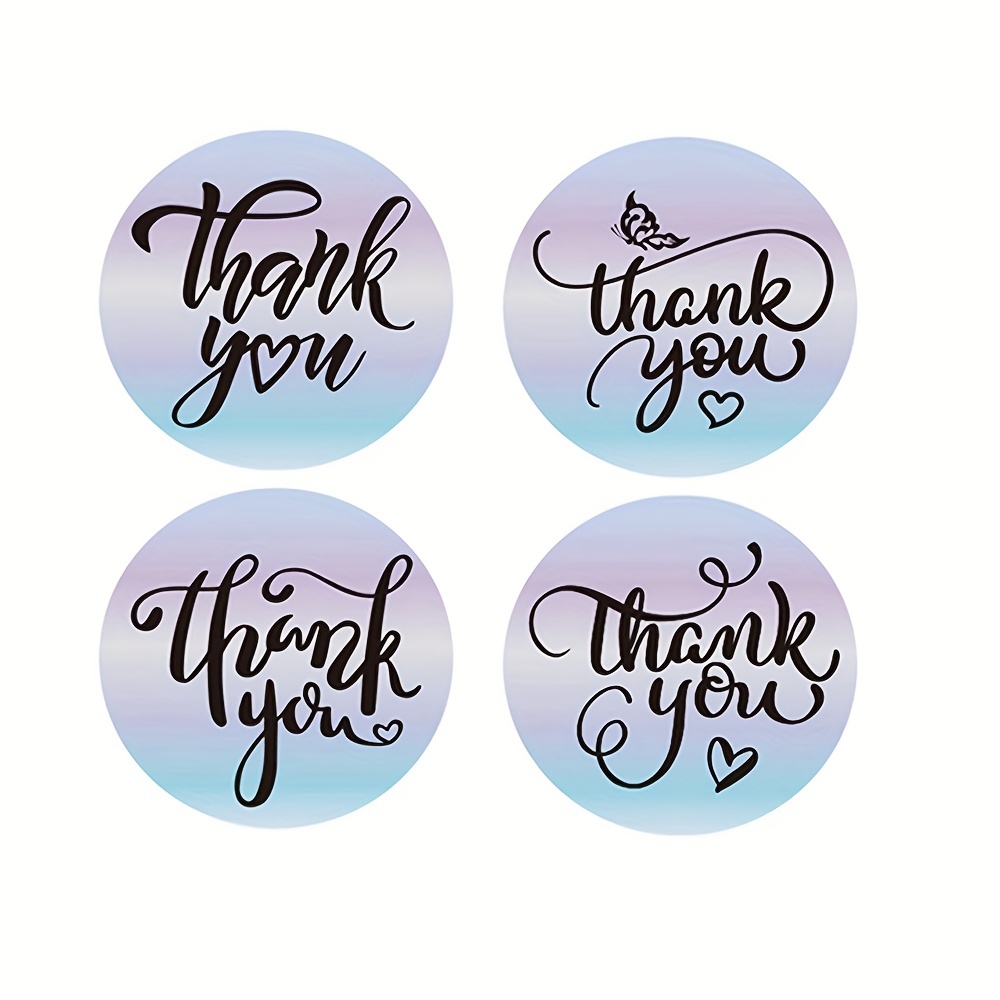 500pcs Thank You Letter Stickers Scrapbooking Sealing Labels