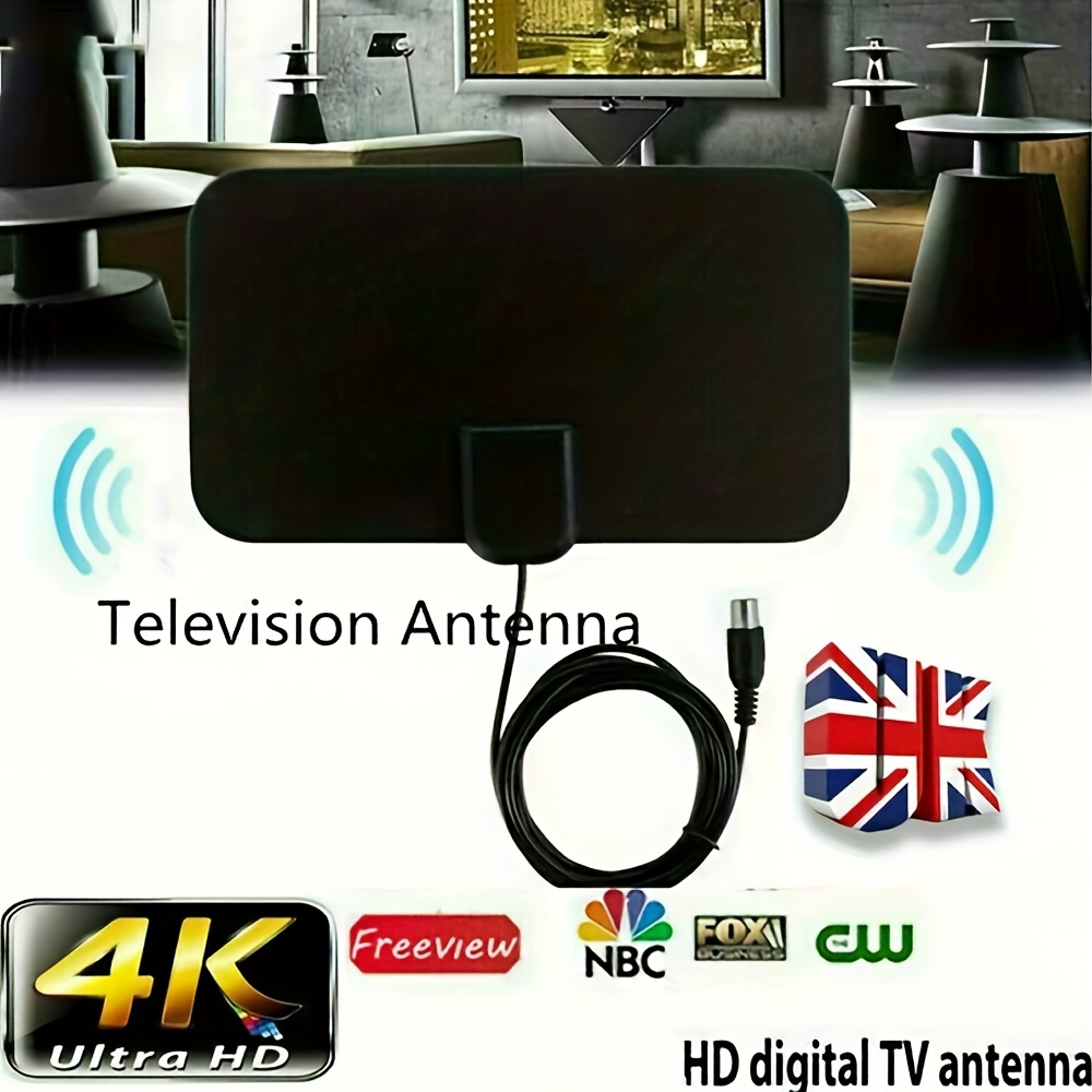 Antena Digital TV HD DVB-T 20dbi Cable 3m