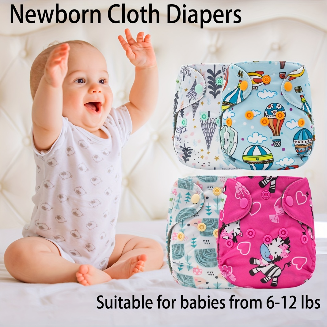 Baby Reusable Diapers Panties 100% Cotton Waterproof Infant