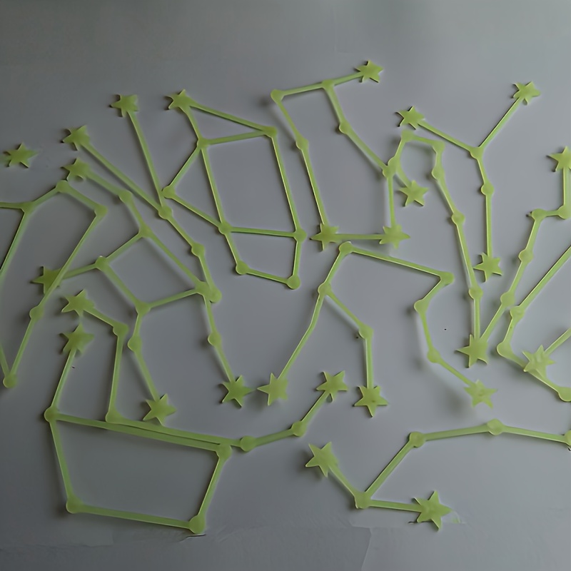 40 Unids/set Pegatinas Pared Fluorescentes Almacenamiento - Temu Chile