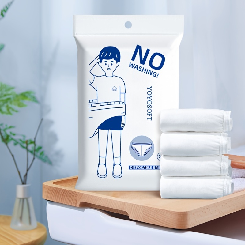 Disposable Men's Underwear, Soft And Comfortable, Suitable For Travel,  Hotel, Hospital And Other Emergency Situations