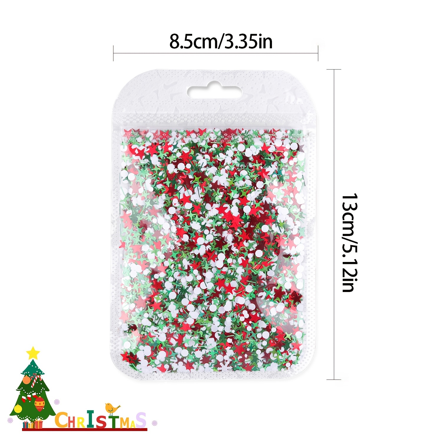 Christmas Hexagon Nail Art Sequins,Holographic Nail Glitter Flakes For Nai  Art Decoration,Nail Art Supplies For Women And Girls