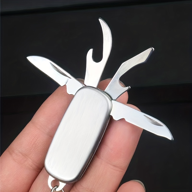 Multi Tool Key Chain Keychain Pendant Practical EDC Mini Scissors