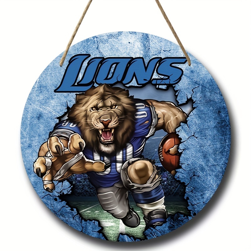 Detroit Lions wreath  Detroit lions football, Lions football, Detroit lions