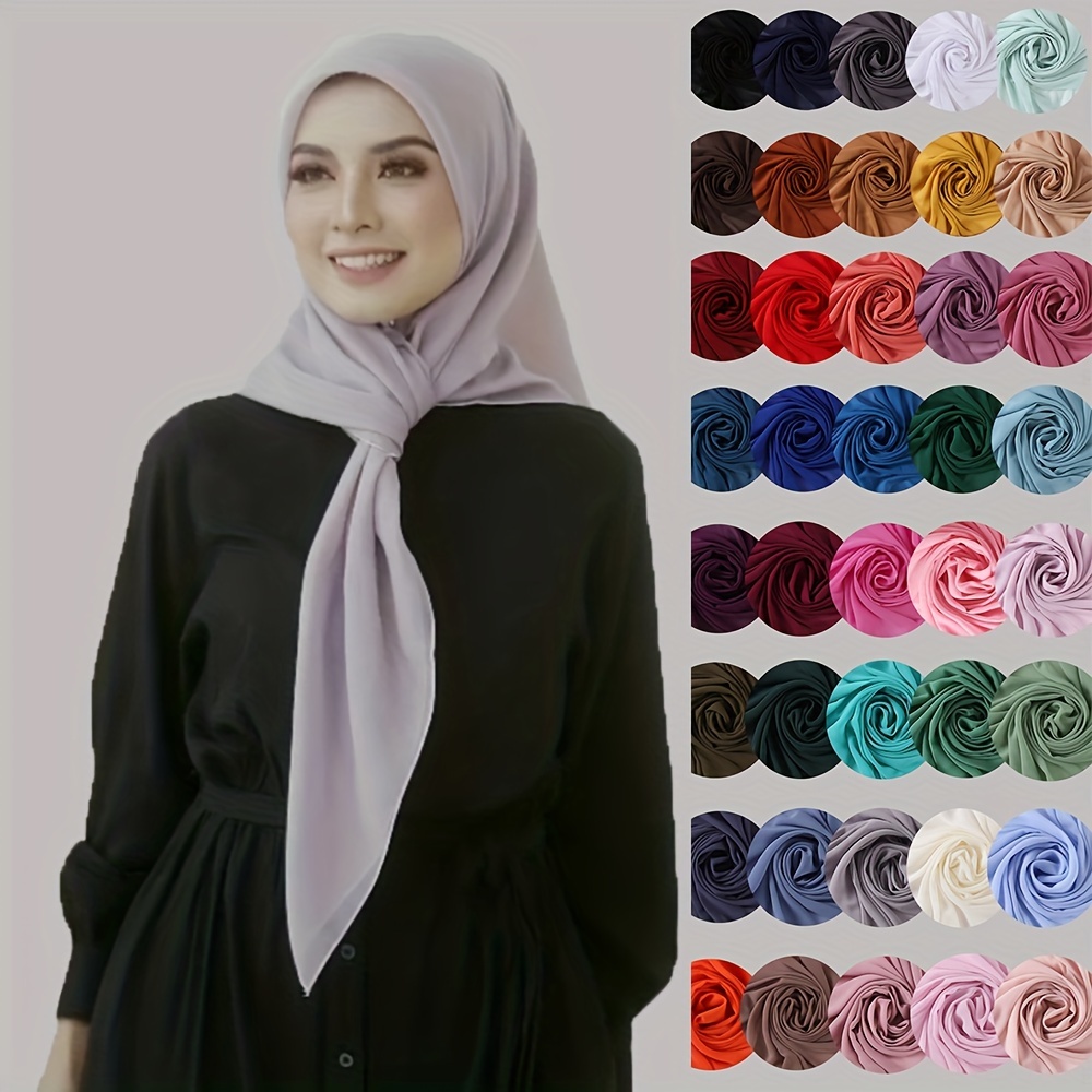 Brick Red Plain - Jamila Jersey Shayla Long Rectangle Hijab 30x70 - The  Islamic Place
