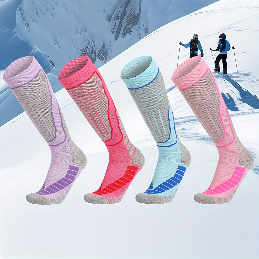 Calcetines de esquí y snowboard por encima de la rodilla para