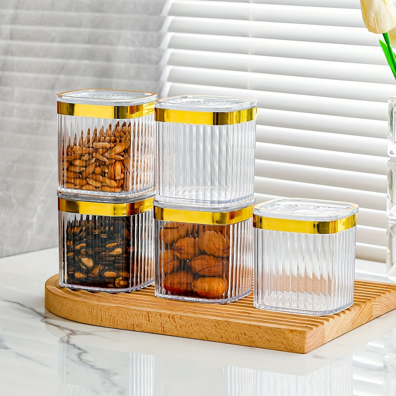 Storage Jars With Lids Nut Jar Dried Fruit Jar Nut Jar - Temu