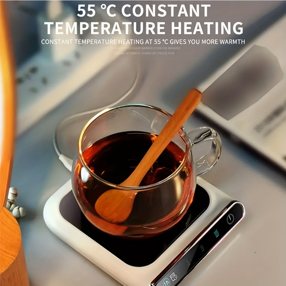 Smart Electric Coffee Mug Warmer - Keep Your Beverage Hot With 3  Temperature Settings & Auto Shut Off - Temu United Arab Emirates