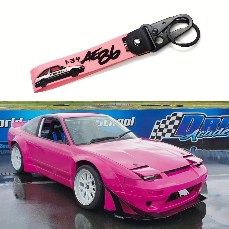 Fun Gift Ideas For JDM Racing Fans Driver Car Keychain Auto Part