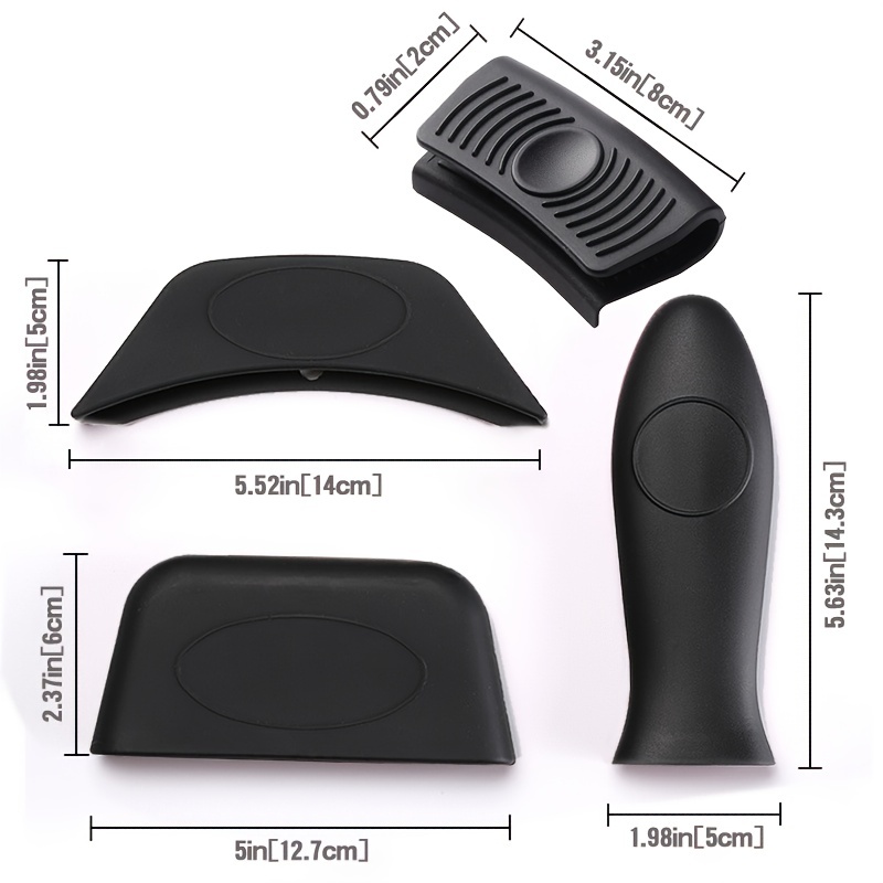 Silicone Hot Handle Holder Heat Protecting Silicone Handle - Temu