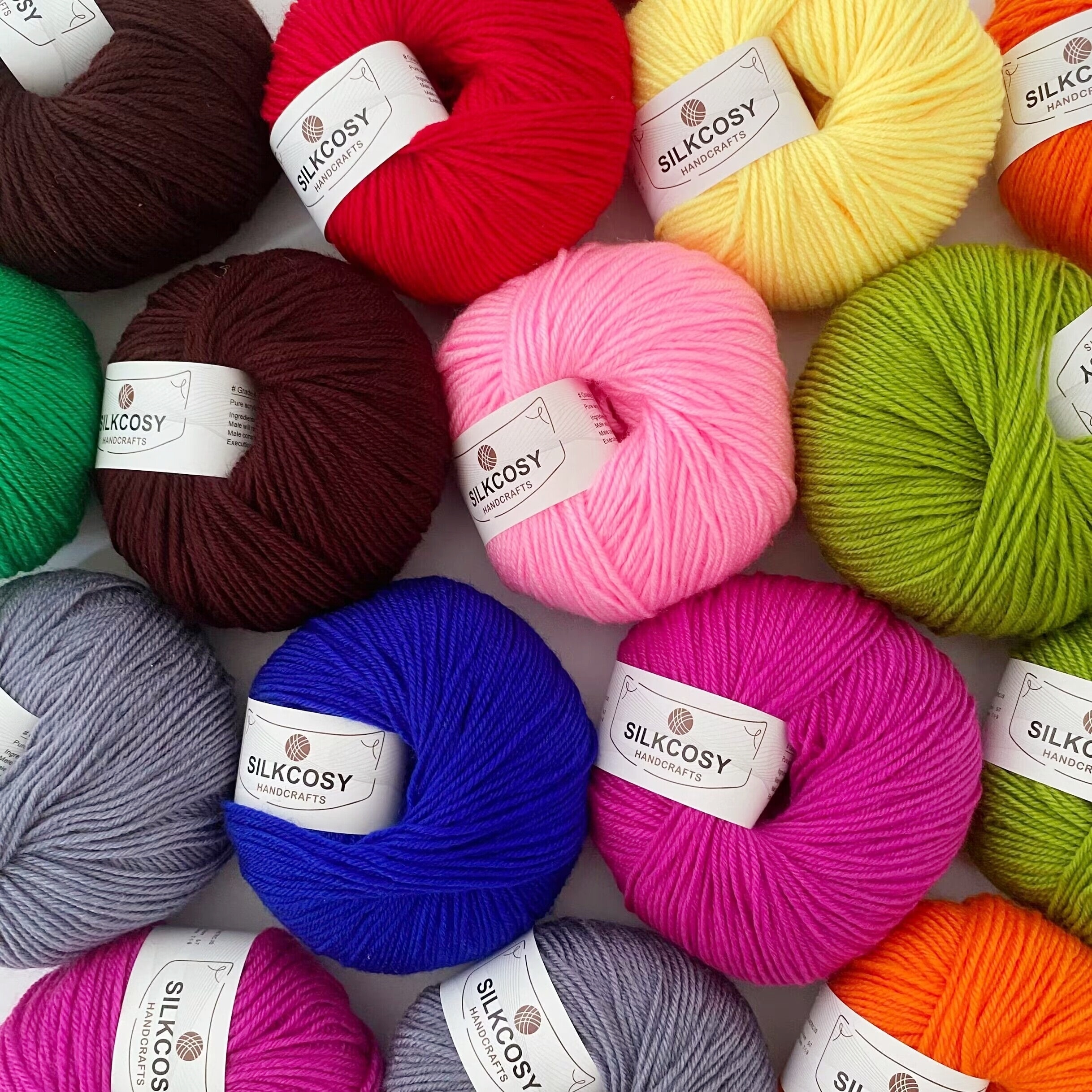  AOKID Wool Yarn for Crocheting and Knitting, Soft
