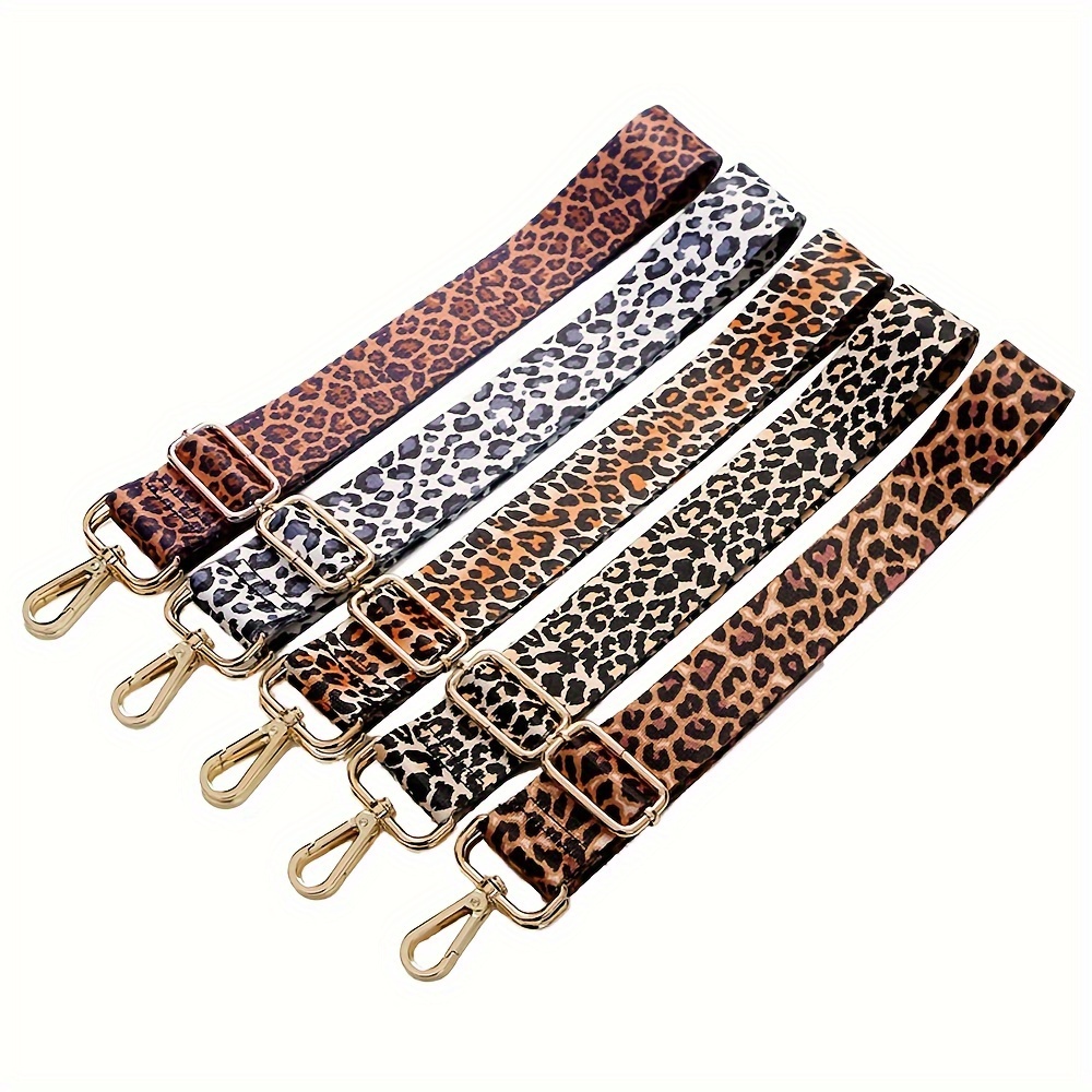 NEW Fashion Leopard Wide Purse Strap Adjustable Handbag Strap Replacement  Shoulder Crossbody Strap Wide 3.8cm