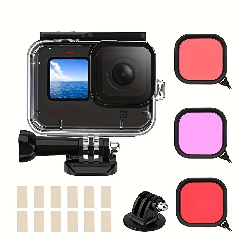 Étui étanche SHOOT 30M pour GoPro Hero 3 +/4, caméra d'action avec support,  boîtier de protection, accessoire