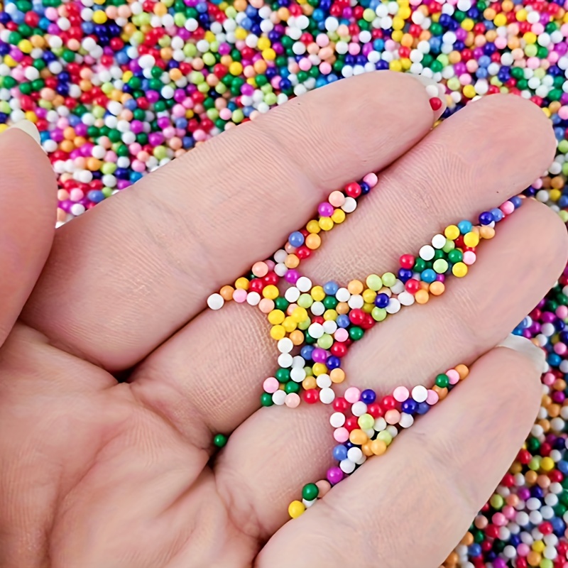 Round Confetti Fake Sprinkles Pastel Rainbow Decoden Jimmies