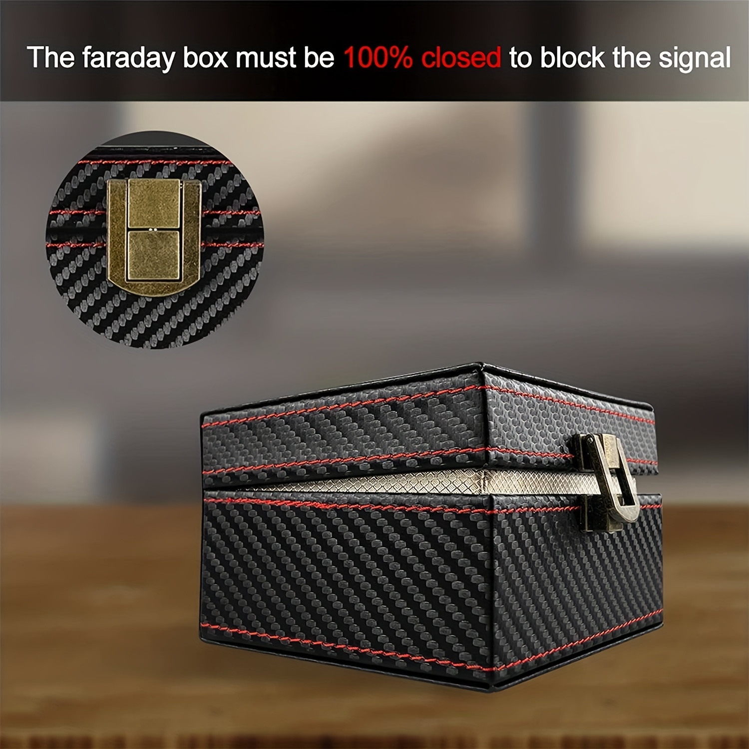 Faraday Box Schlüsselanhänger schutz Rfid signalblockierbox - Temu