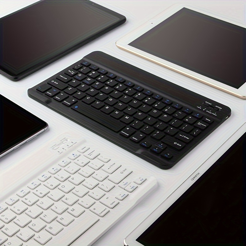  Combo de teclado y mouse Bluetooth ultrafino pequeño teclado  inalámbrico inalámbrico recargable portátil para tableta Android, teléfono  celular, Samsung, smartphone, iPhone, iPad, Mini Pro, Air : Electrónica