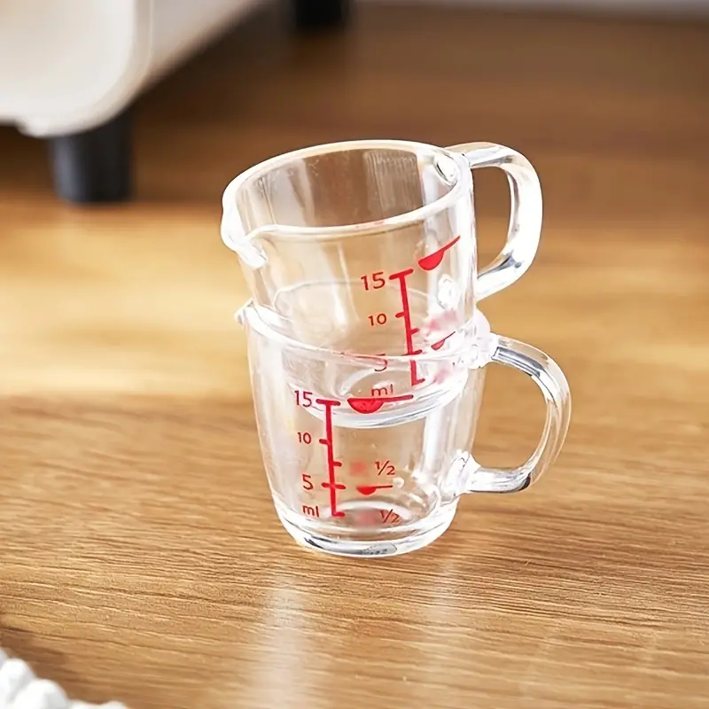 1pc, Mini Measuring Cups, Baking Measuring Cup, Small Milk Jug, Coffee  Measuring Cup, Spout Cup, Milk Frothing Pitcher, Plastic Measuring Cup With  Plu