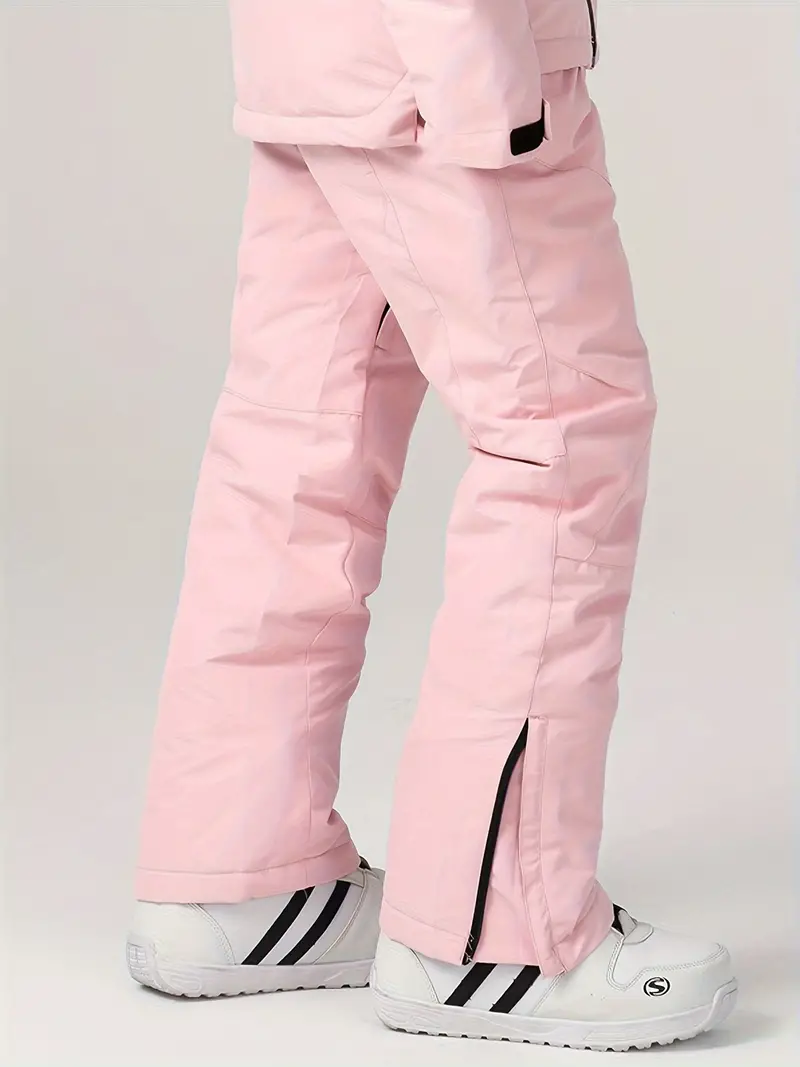 Waterproof Windproof Snow Pants Detachable Suspenders - Temu Canada