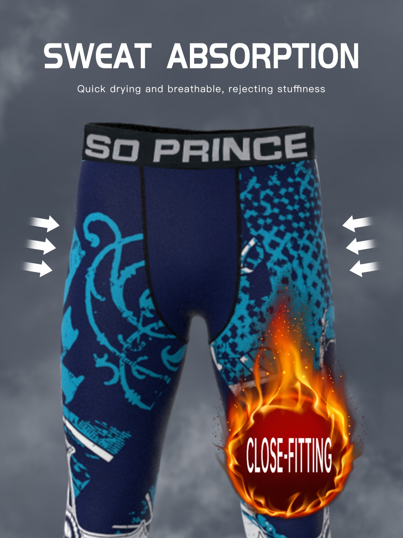 Pantalones de compresión para hombre, mallas deportivas para correr,  Fitness, trotar, entrenamiento, medias transpirables de secado