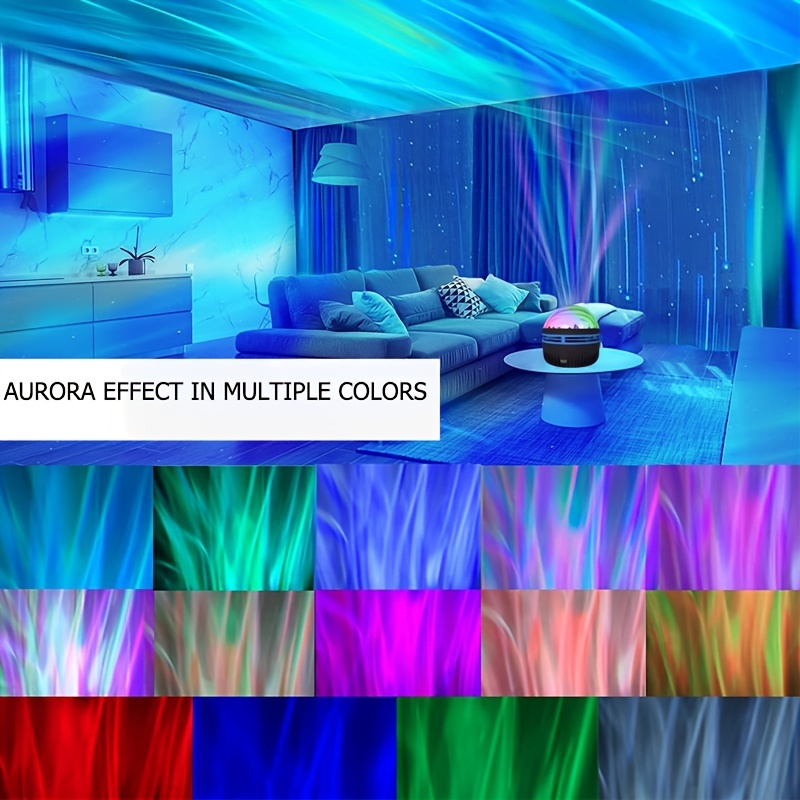 Led Water Pattern Starry Sky Light Remote Control Aurora - Temu