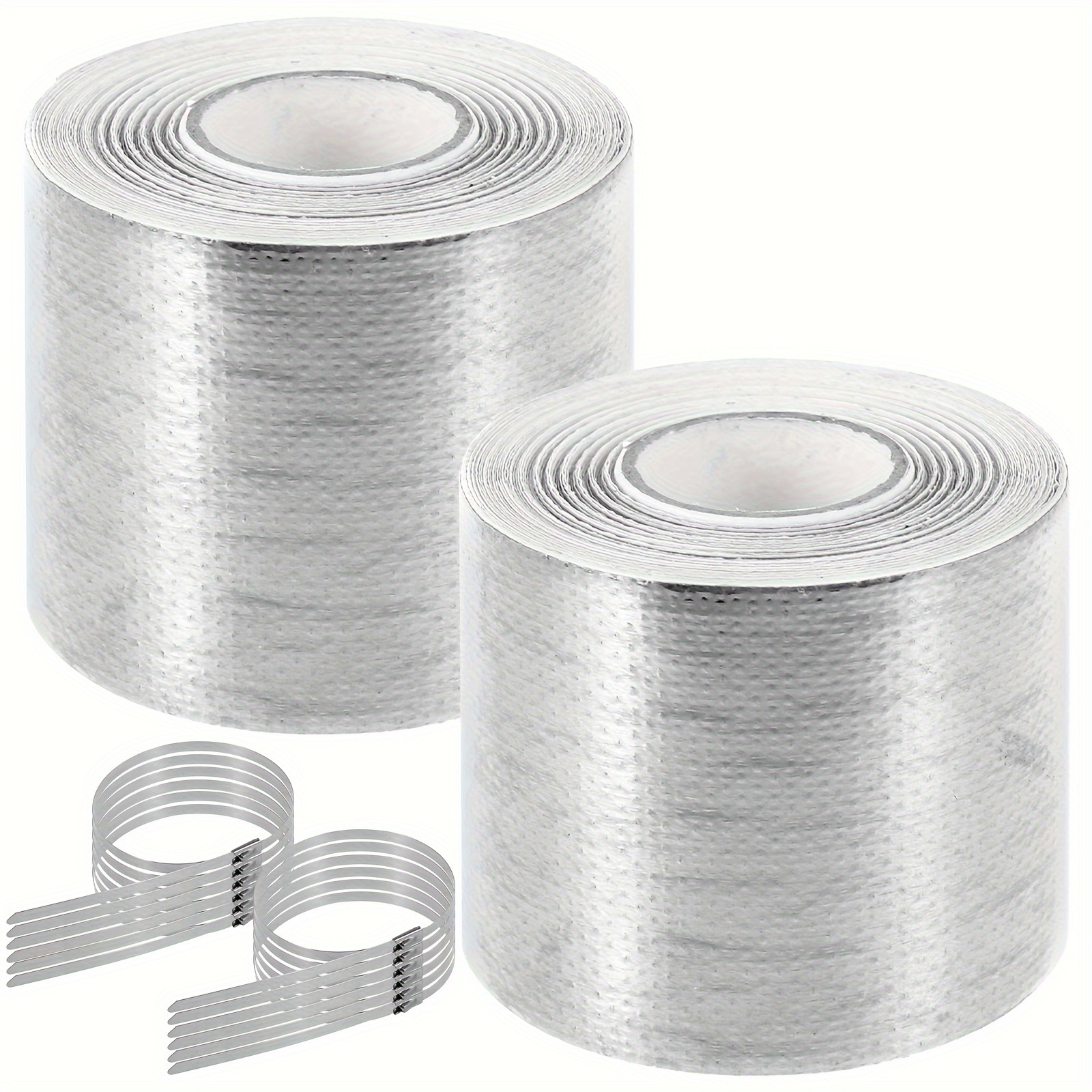 2 Stück Hitzeschutzband Aluminiumfolienband Selbstklebendes - Temu