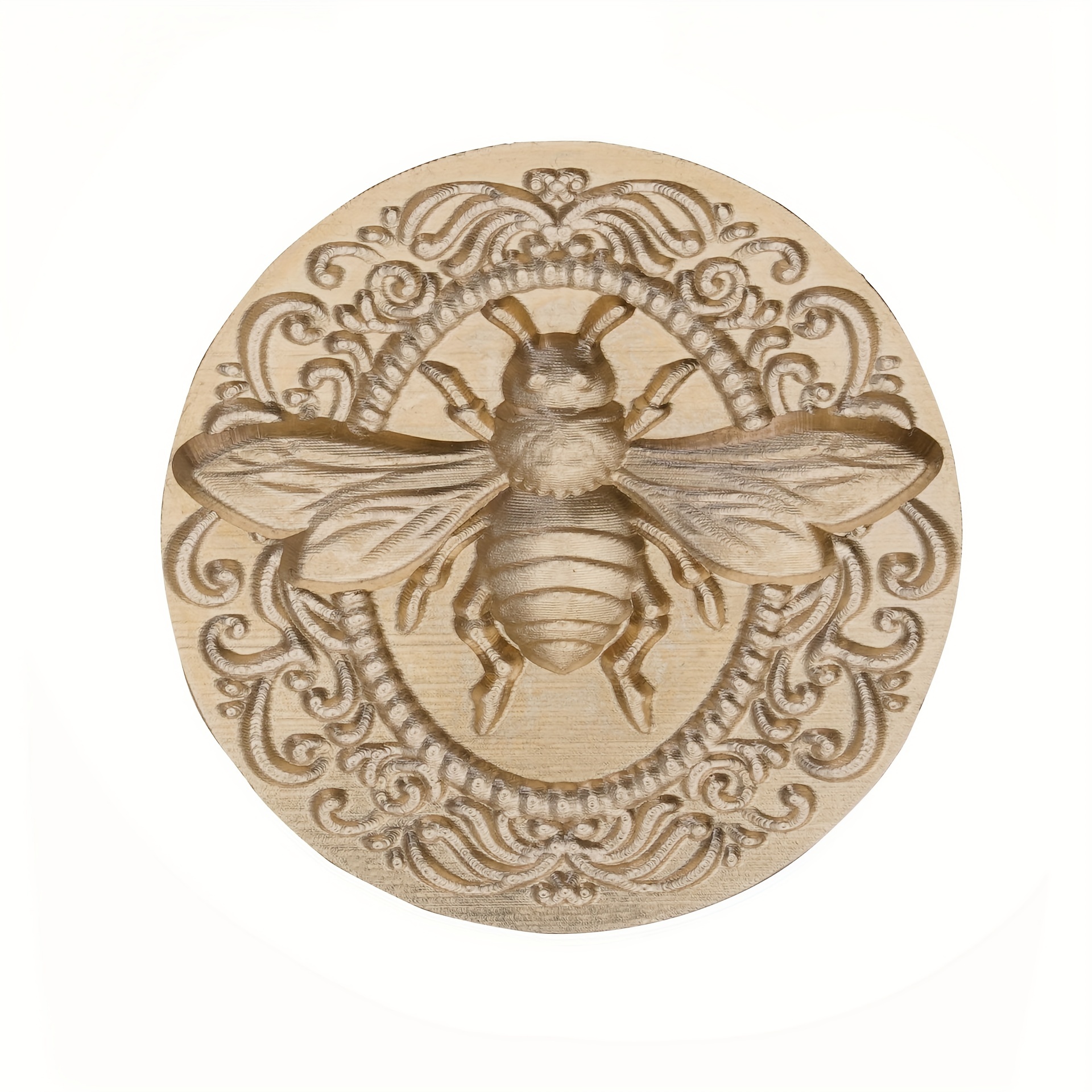 Bee Wax Seal Stamp 3D Embossed Bee Stamp Sealing Kit for Wedding