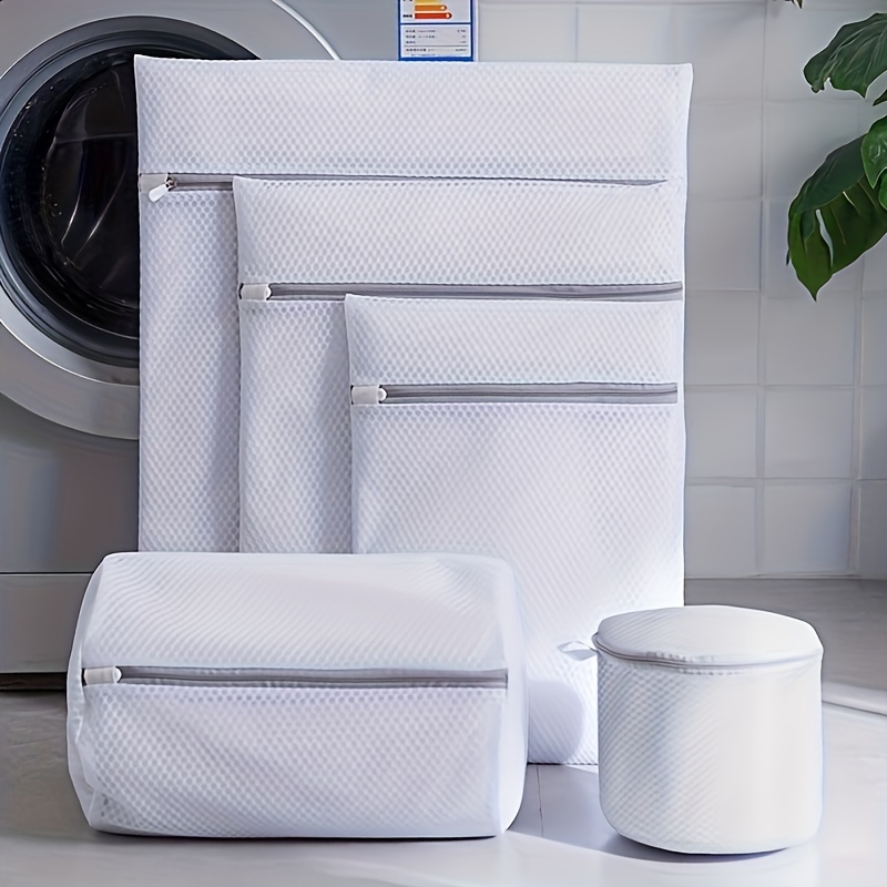 1pc Washing Machine Laundry Bag, Fine Mesh Laundry Bag, Large Lingerie Bra  Bag