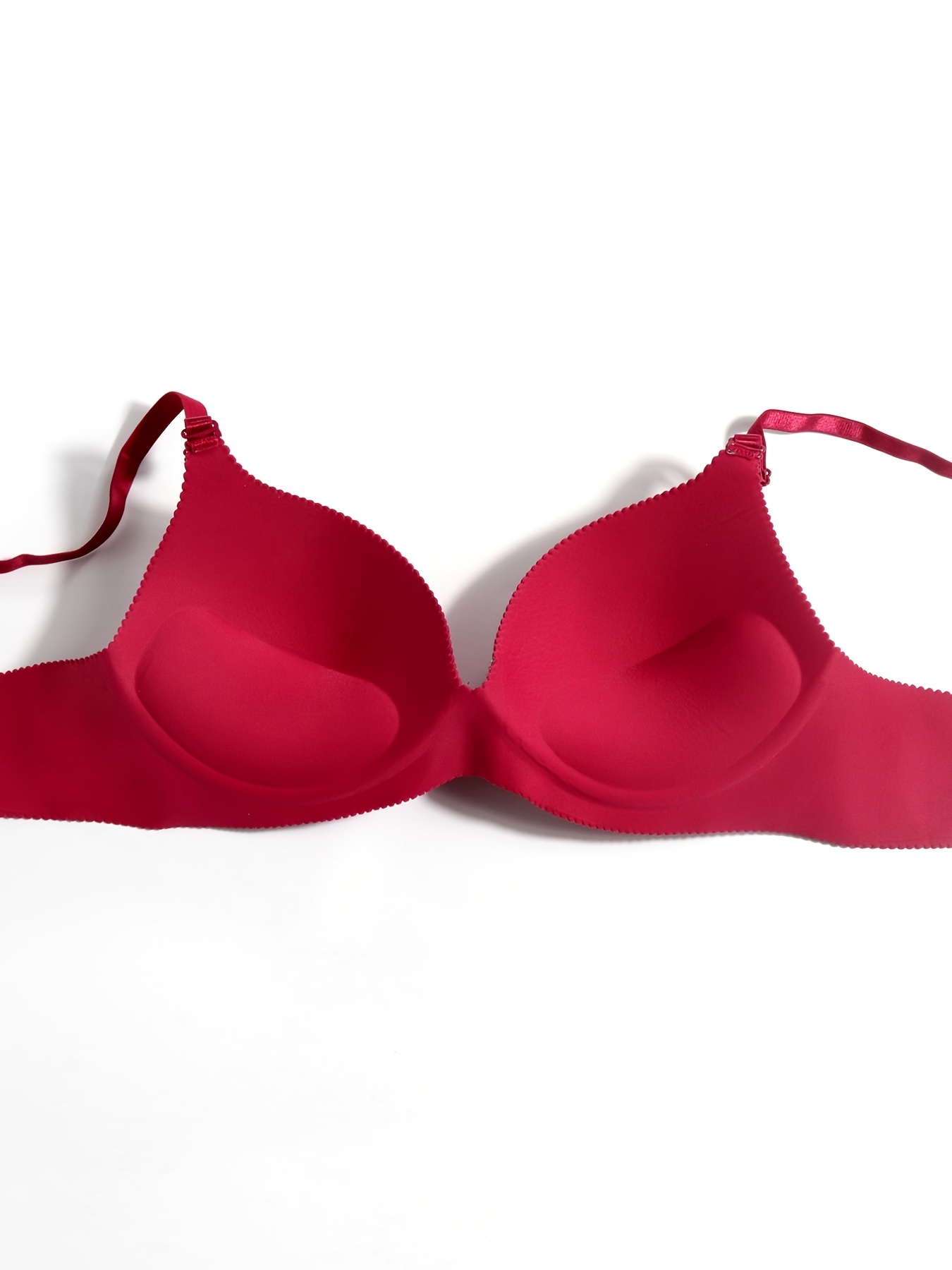 Sexy Wireless Bras For Women Push Up Lingerie Seamless Red Bra