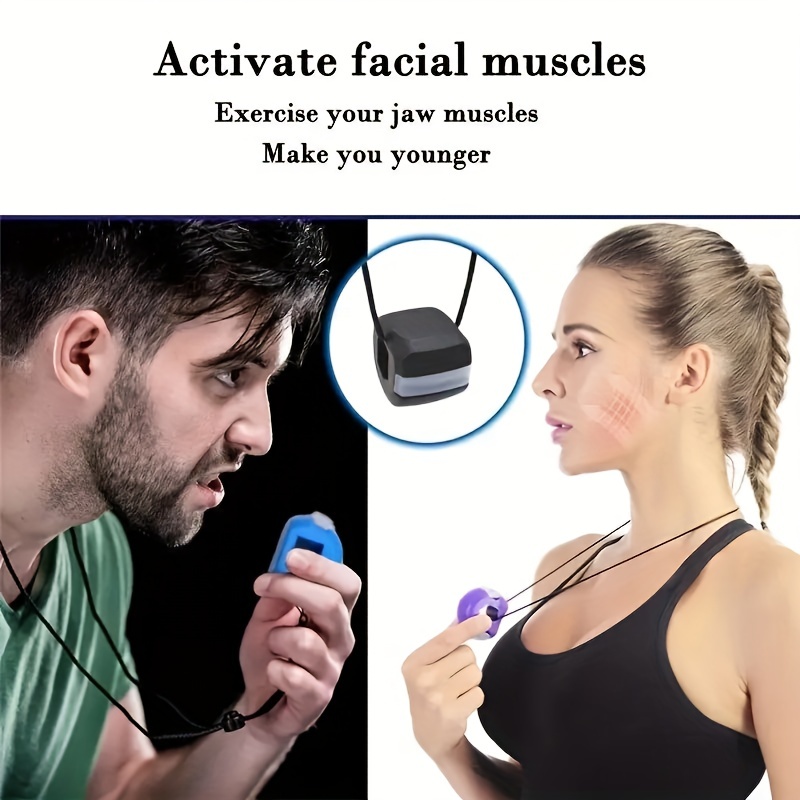 Generic 2 pcs/Lot JawLine exerciseur balle faciale mâchoire Muscle Toner  entraînement Fitness Anti-âge à prix pas cher