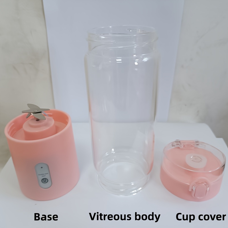 Vaso licuadora portátil juicing cup capacidad de 500ml con popote, variedad  de colores / gzd-1315