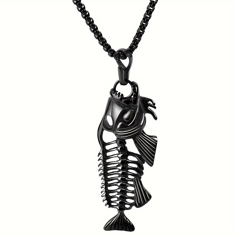 Fish clearance skeleton pendant