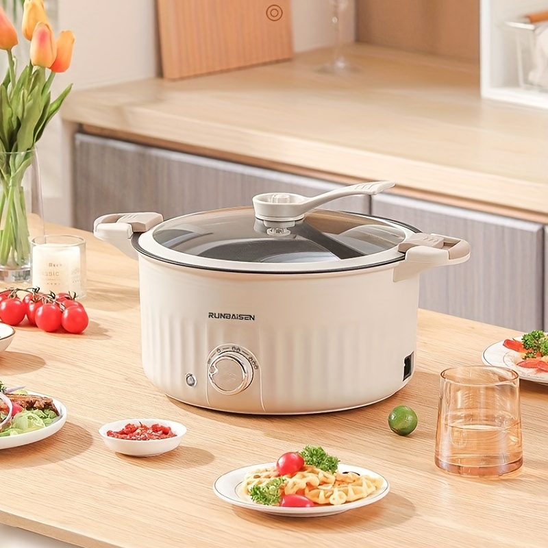 1000W Mini Hot Pot Electric Cooker 220V Electric Rice Cooker with Non-Stick  Pan Multi-function Household Cooking Machine