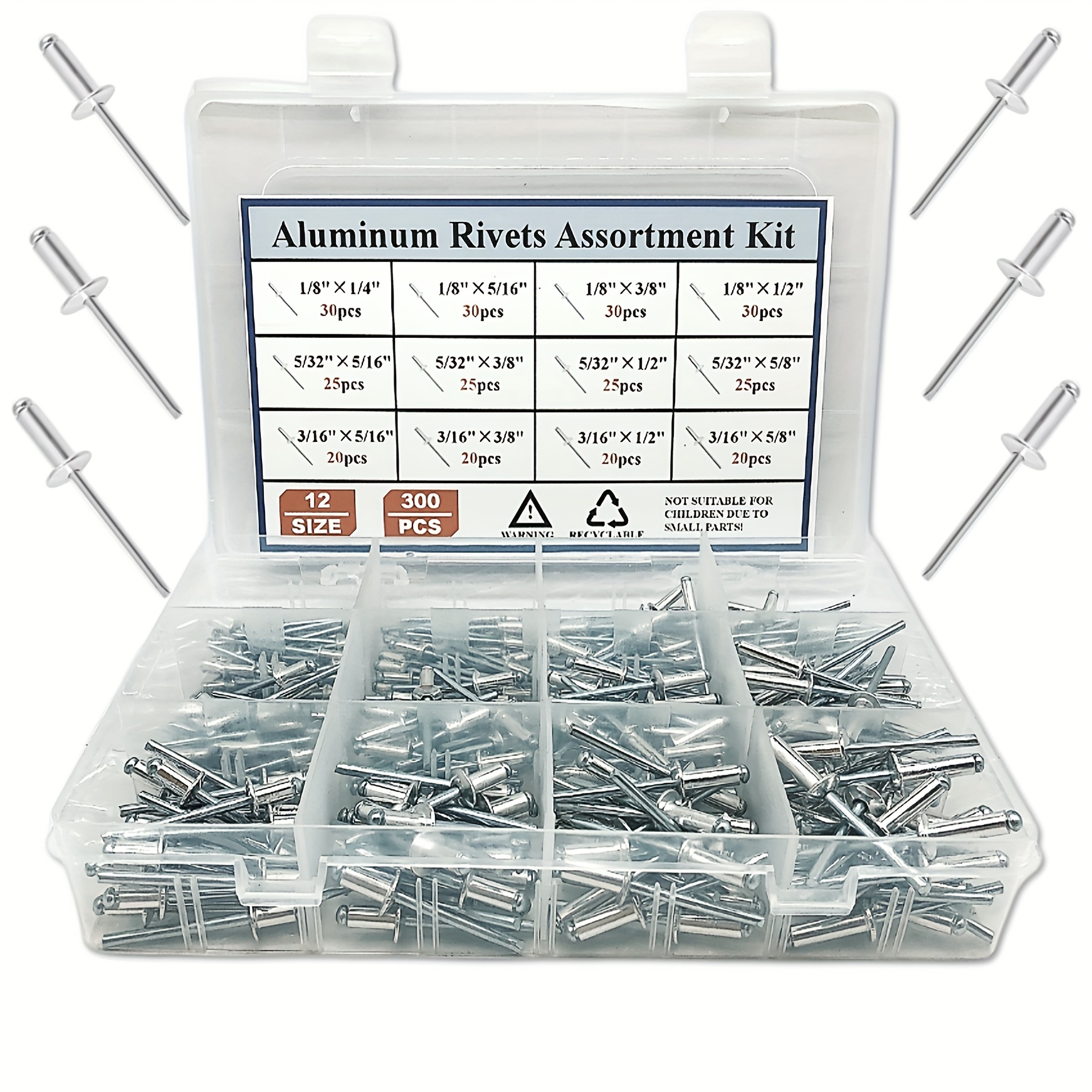 Aluminum POP Blind Rivets, Box, Size: 3.2 X 6.4 mm at Rs 293