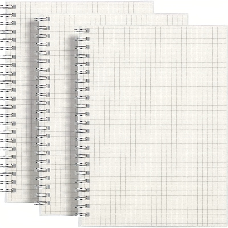 Square Grid Notebook Minimalist Style Grid Diary Book - Temu