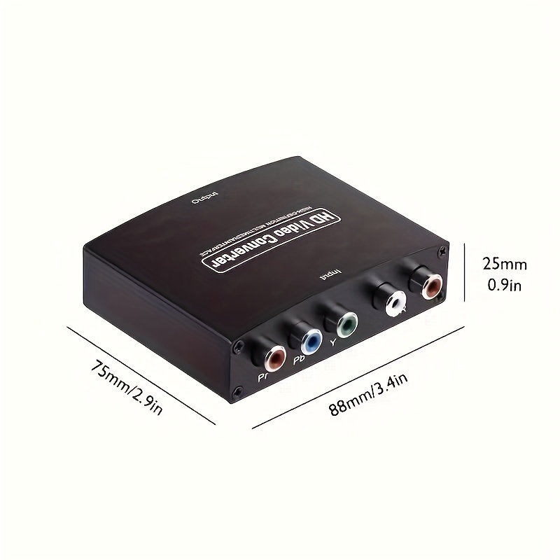 Ypbpr Converter Component Rgb Converter Supports 4k Video Audio