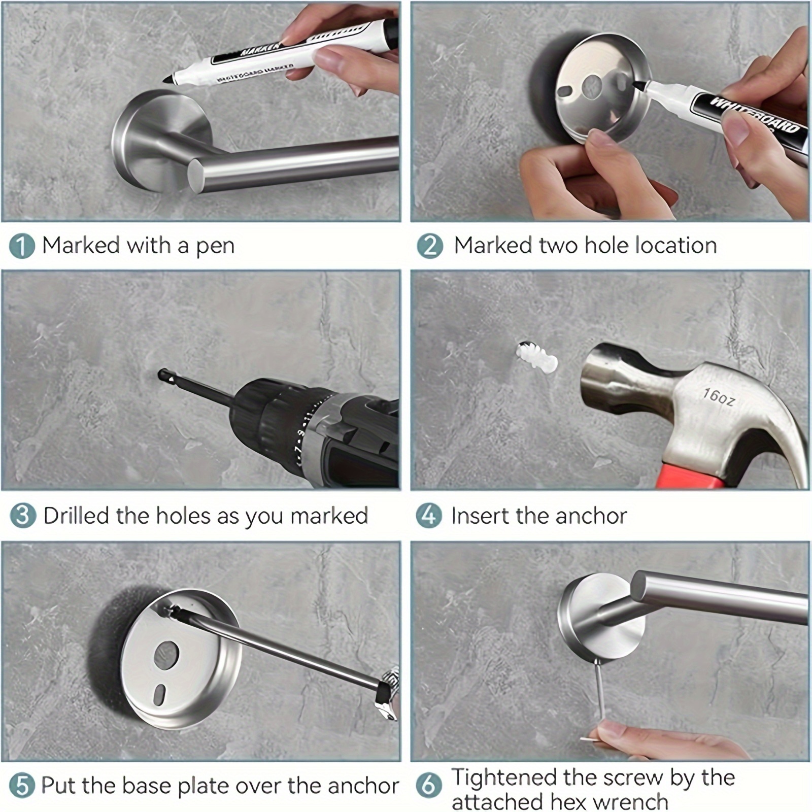 How To Remove Towel Ring Without Set Screw