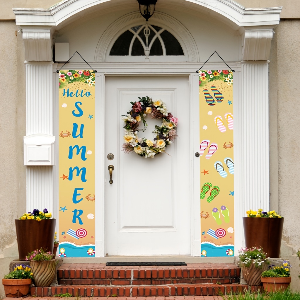  Summer Party Decorations Porch Sign, 71 X 12 Summer