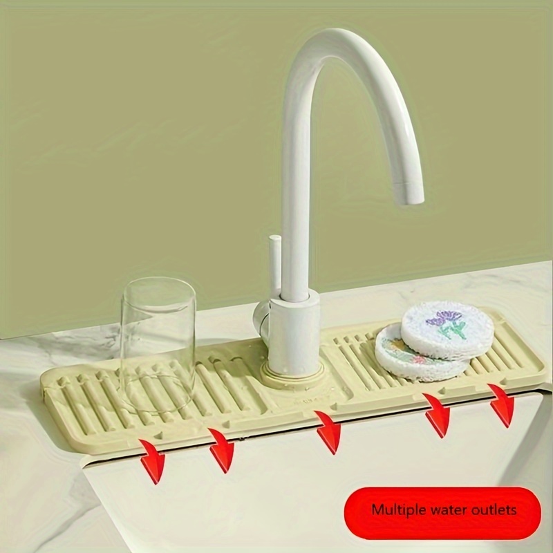 Temu  Explosion-Selling Silicone Drain Pad Anti-Splash Silicone Pad  Kitchen Bathroom Faucet Drain Pad - China Pad and Drain Pad price