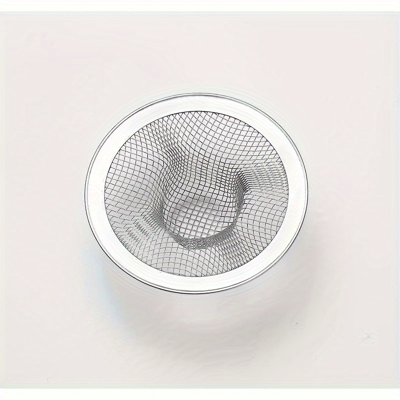 2pcs Stainless Steel Bathtub Strainers, Bathroom Sink Strainers, Shower  Drain Hair Catcher, Drain Strainer For Laundry, Bathroom Supplies