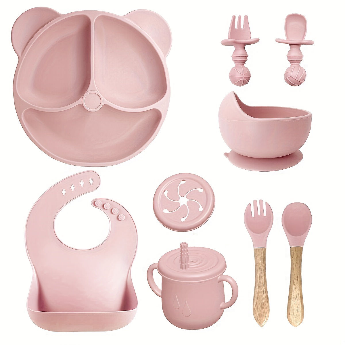 ezpz First Foods Set (Suction bowl, Training Cup & Spoon Set) for